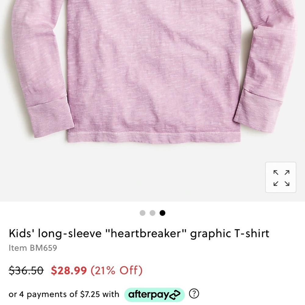 J Crew EUC Heart Breaker tee - Picture 4 of 4
